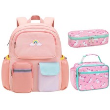 Kids Backpack for Girls - 15 Inch Preschool Kindergarten Bookbag for Children...