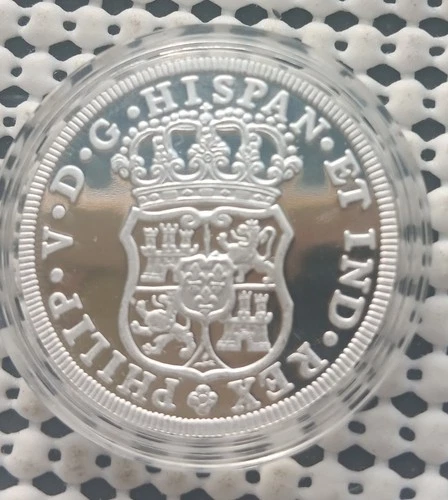 1732 VTRAQUE VNUM Philip Hispan Proof Coin 1/2 Troy Oz .999 Rare Round Medal