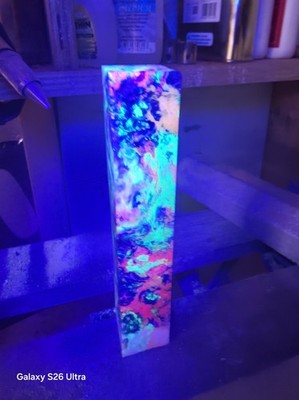 1 Oversized  Custom U.V.  Resin Pen Blank ( Water Color ) + 1 Free! (Our Pick)