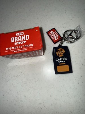 Open Box H-E-B Brand Shop Key Chain Cafe Olé By HEB Coffee Keychain