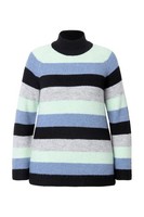 Ulla Popken Damen GroßE GrößEn ÜBergrößEn Plus Size Pullover, Streifen,