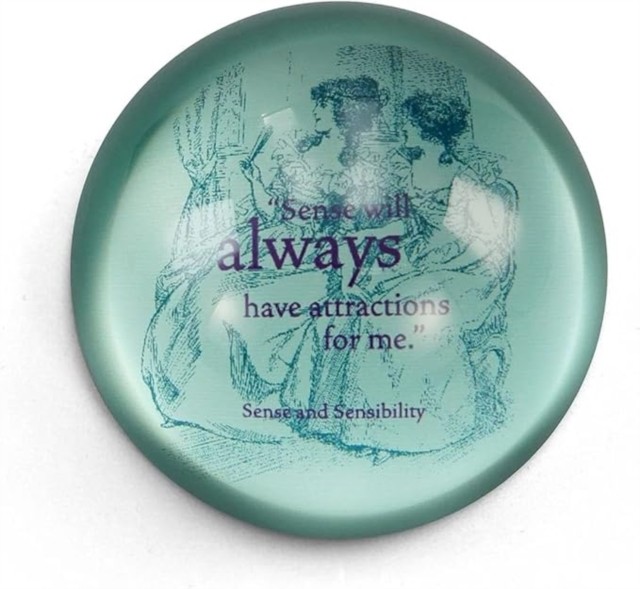 Paperweight Boxed (70mm) - Pulteney Press (Jane Austen) by HALF MOON BAY