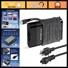 Slim 65W USB-C Laptop Charger for HP Envy, Spectre, Elitebook, Chromebook, ProBo