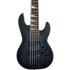 Jackson JS Series Concert Bass JS3VQ 5-String Transparent Black Burst