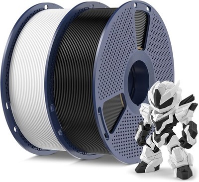 SUNLU 2x 1KG PLA Plus 3D Drucker Filament 1.75mm PLA+ 2KG +/-0.02mm No Knot