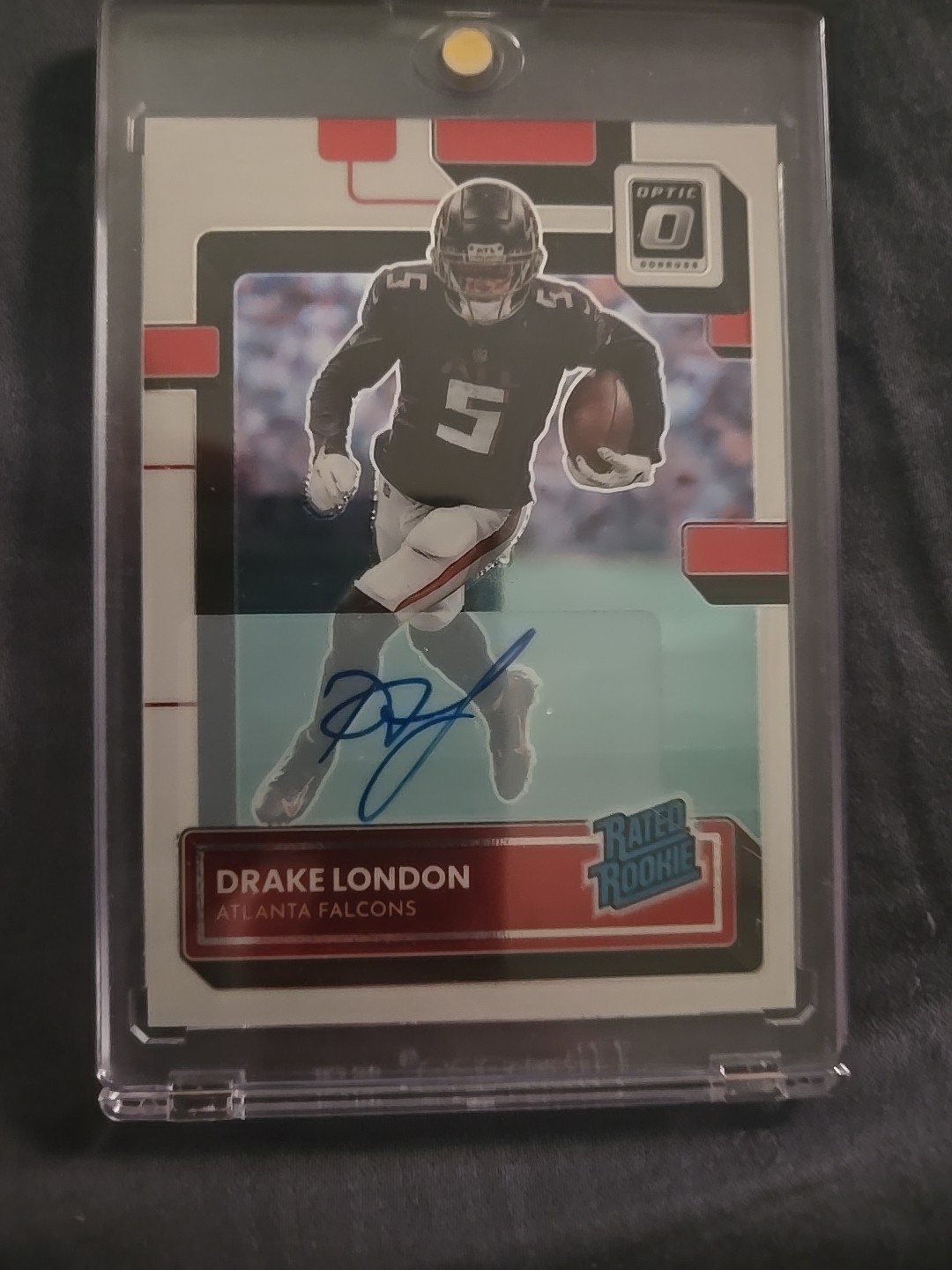 2022 Panini Donruss Optic - Rated Rookie Drake London #207 Autographs /150 RC