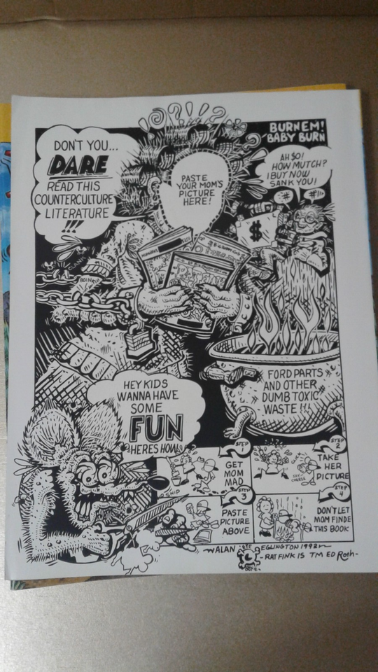 1992 RAT FINK COLORING BOOK BIG DADDY ROTH NEW old stock 24 pages | eBay