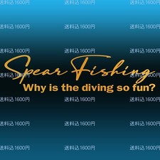 Spear Fishing Cutting Sticker Why Is The Diving So Fun No631