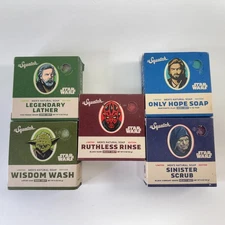 Star Wars Dr. Squatch Limited Edition Natural Bar Soap Bundle Lot Set Men's Gift