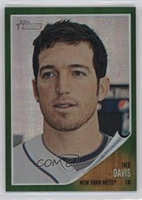 2011 Topps Heritage Chrome Green Refractor Ike Davis #C19 6o3