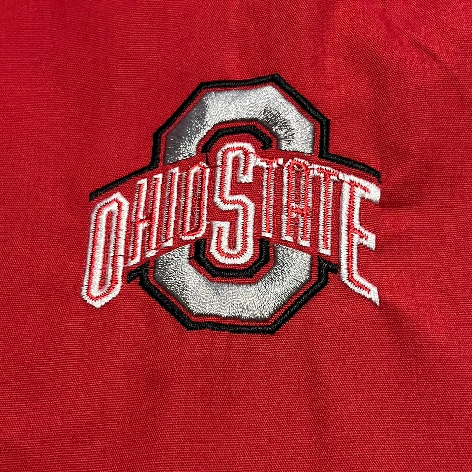 Dudz Scrub Men’s XL Red Ohio State University Buckeyes Medical Pants Drawstring - Image 4 of 4