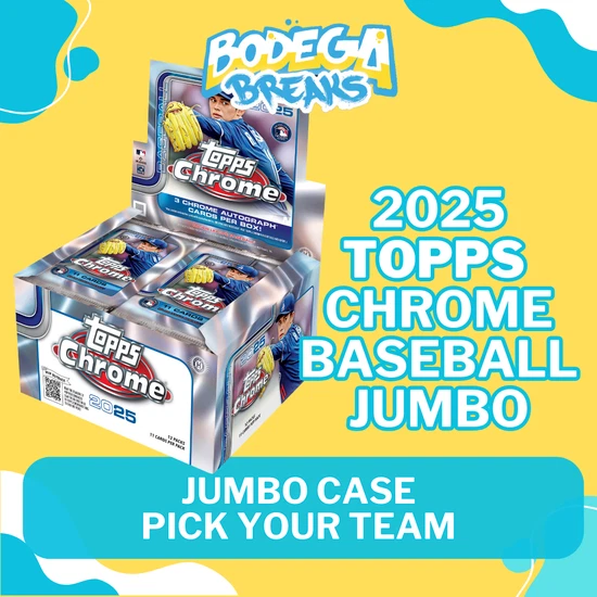 San Francisco Giants - 2025 Topps Chrome Baseball - 8 Box Jumbo Case Break
