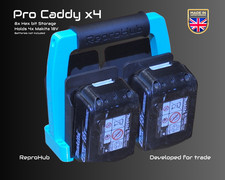Pro Caddy x4 Makita Battery Holder , Tool Storage, 18v, Tough