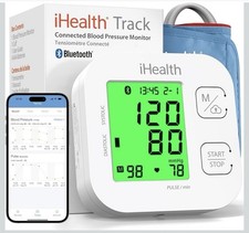 iHealth Track Connected Blood Pressure Monitor Bluetooth Adult Cuff 8.66"-16.5"