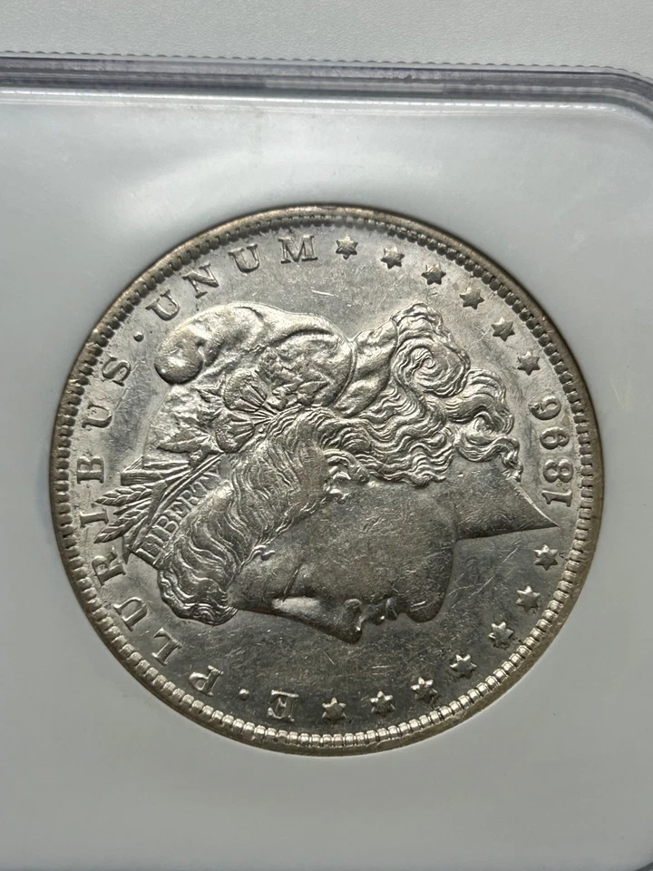 1896 O Morgan Silver Dollar NGC AU50 Tougher Date Morgan - Image 3 of 4