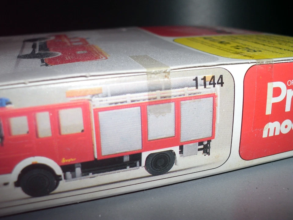 MAGIRUS-DEUTZ F 200D TLF 16 PREISER 1218 BAUSATZ MODELL 1:87 HO ungeöffnete OVP - Bild 2 von 3