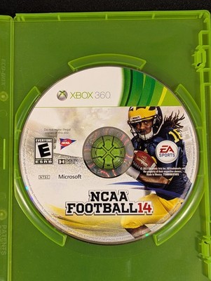 NCAA Football 14 Xbox 360 Disc Only - Great Shape -Tested - Authentic Clean Disc