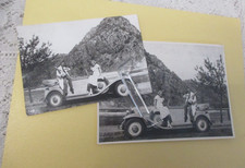 um 1930 großes Photo : HORCH Oldtimer  (470 ?)  SEKT-Werbung (?)