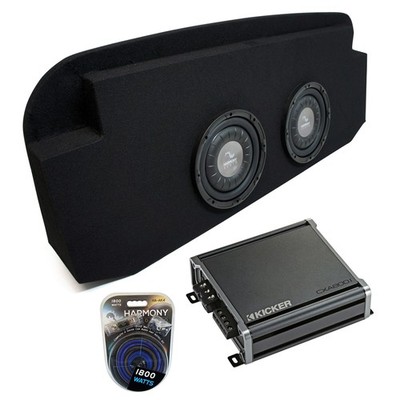 Harmony HA-F104 10'' Car Subwoofer Fits 02-13 Chevy Silverado Crew w/ 46CXA8001