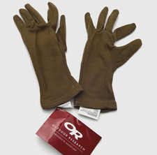 Outdoor Research 72600 Coyote Tan Wool Hurricane Gloves Small NEW WITH TAGS 