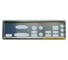 For ASRock B460M HDV Shield I/O IO Rear Baffle Backplate Motherboard