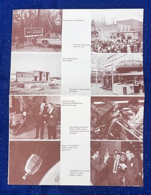 Early NASA Goddard GSFC Photo Foldout | Explorer, IMP, Nimbus | 1961 65