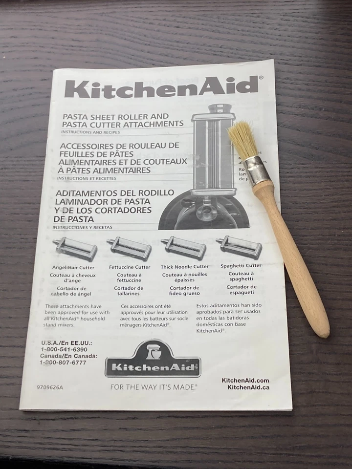 KitchenAid KPRA 3-Piece Pasta Roller & Cutter Set Stand Mixer Attachment, Silver - Image 3 of 4
