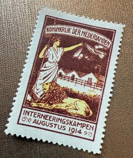 Netherlands 1916 Internment stamp IN1 MNH MNH Reproduction Stamp sv