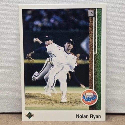 Nolan Ryan 1989 Upper Deck #145 Houston Astros Vintage Card