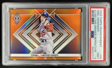 2025 Topps Transcendent Orel Hershiser Icons Chrome Variation Orange #/25 PSA 9