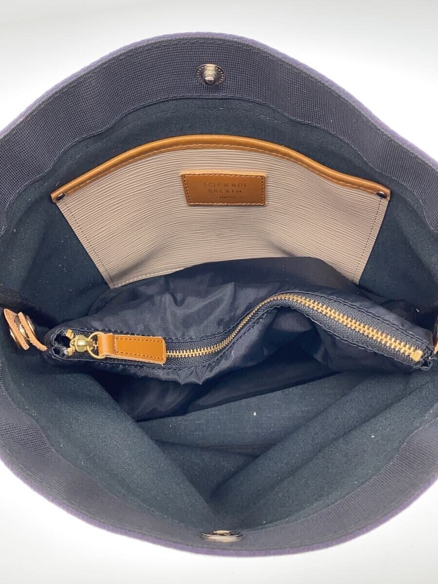 TOPKAPI Enamel Shoulder Bag Solid Beige Used - image 6