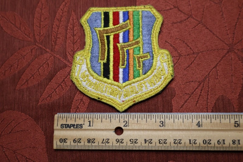USAF  60th Military Airlift Wing 60 MAW patch C-141 pre 1991 H&L