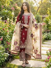 INDIAN DESIGNER NEW SALWAR KAMEEZ WEDDING BOLLYWOOD PAKISTANI PARTY WEAR DRESS