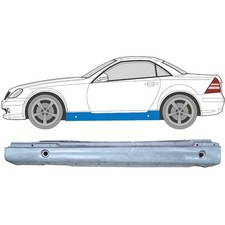 Voll schweller für Mercedes SLK-Class 1996-2004 / Links Voll schweller für Mercedes SLK-Class 1996-2004 / Links