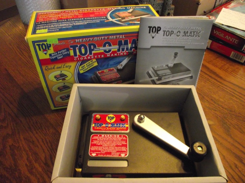 TOP-O-MATIC Heavy Duty Cigarette Machine New - Open Box