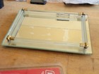 Vintage Vanity Mirror, Mid Century Table Mirror, Mirror Tray, 50s 11 x 8 — photo 3