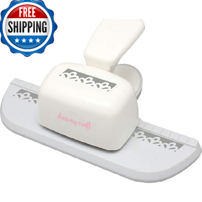 DRESS MY CRAFT/CRAFTER'S 3PL Paper Punch CHN, Flower Chain Border