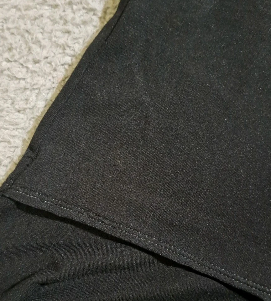 Athleta Women`s Black Crescendo Asymmetrical Pull On Ruffled Midi Skirt / Size S - Image 4 of 4