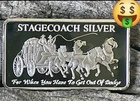 2 💥Stagecoach Silver 1 oz Breaker Bars  X2   No Reserve Auction 💥