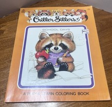 Critter Sitters 1 Coloring Books 1983 Racoon 64 Pages