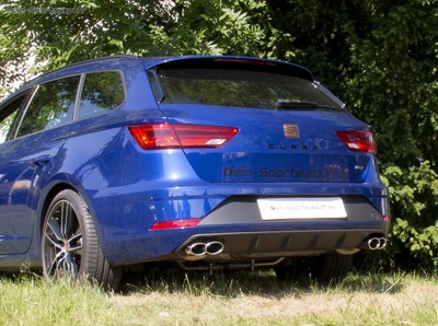 Ulter Anlage ab OPF Ø76mm Seat Leon ST Cupra 4drive 2x 160x64mm doppeloval