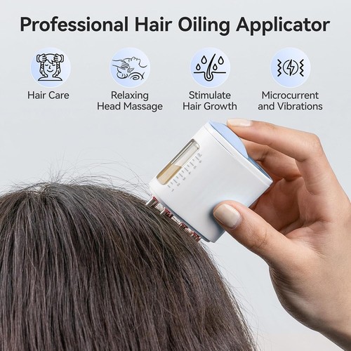 2 in 1 Hair Oil Applicator, Electric Oil Dispenser for Scalp - Picture 5 of 6
