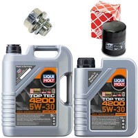 MotoröL Filter Set 4200 5W-30 Liqui Moly 6 Liter + Schraube FüR Mitsubishi ASX