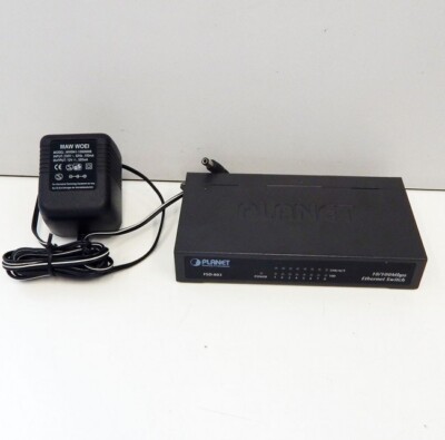 Planet FSD-803 Ethernet Switch 10/100 Mbps + Netzteil  -used-