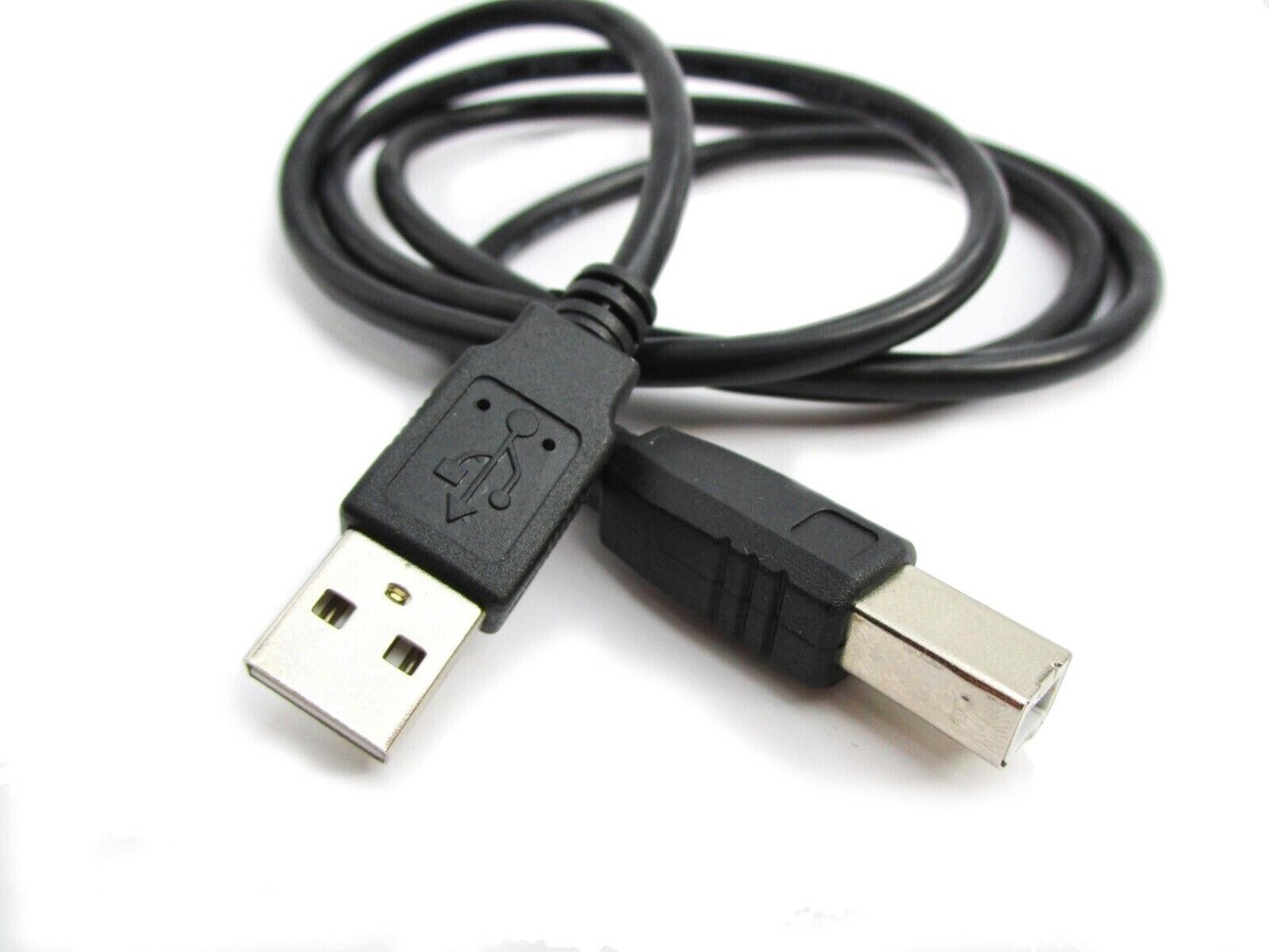 Cavo USB 2.0 Da Tipo A A B (6 Piedi / 1.8m) Per Stampanti Zebra LP2824, LP2844, TLP2844 E Affini