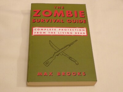 The Zombie Survival Guide by Max Brooks   1st UK Edition Paperback Book   Used