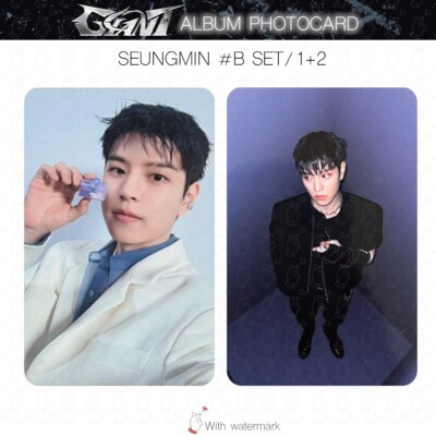 SEUNGMIN STRAY KIDS GIANT JAPAN ALBUM PHOTOCARD POB LUCKY DRAW