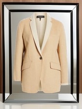 Rag  Bone Margot Blazer Camel Size 16 Wool Button Front Jacket