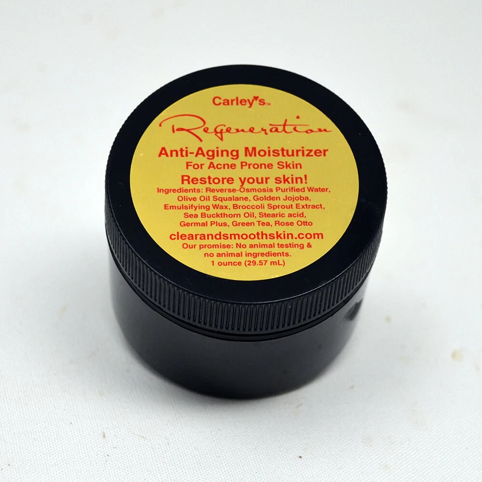 CARLEY'S Regeneration ANTI-AGING Moisturizer for Acne Prone Skin