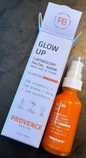 NEW PROVENCE BEAUTY GLOW UP LUMINESCENT FACIAL SERUM 1 FL OZ/30ML